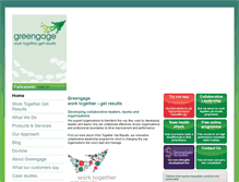 Tablet Screenshot of greengageconsulting.co.uk